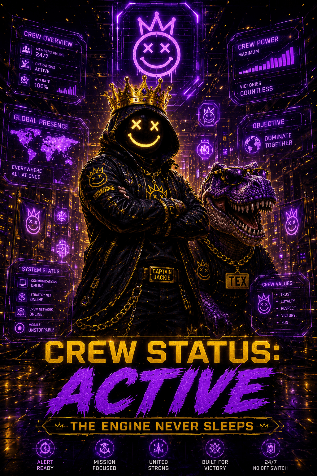Crew Status: Active — The Engine Never Sleeps