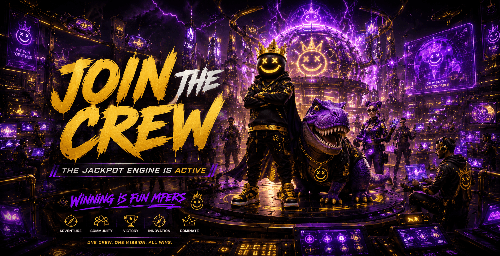 Captain Jackie's Jackpot Engine — Join The Crew