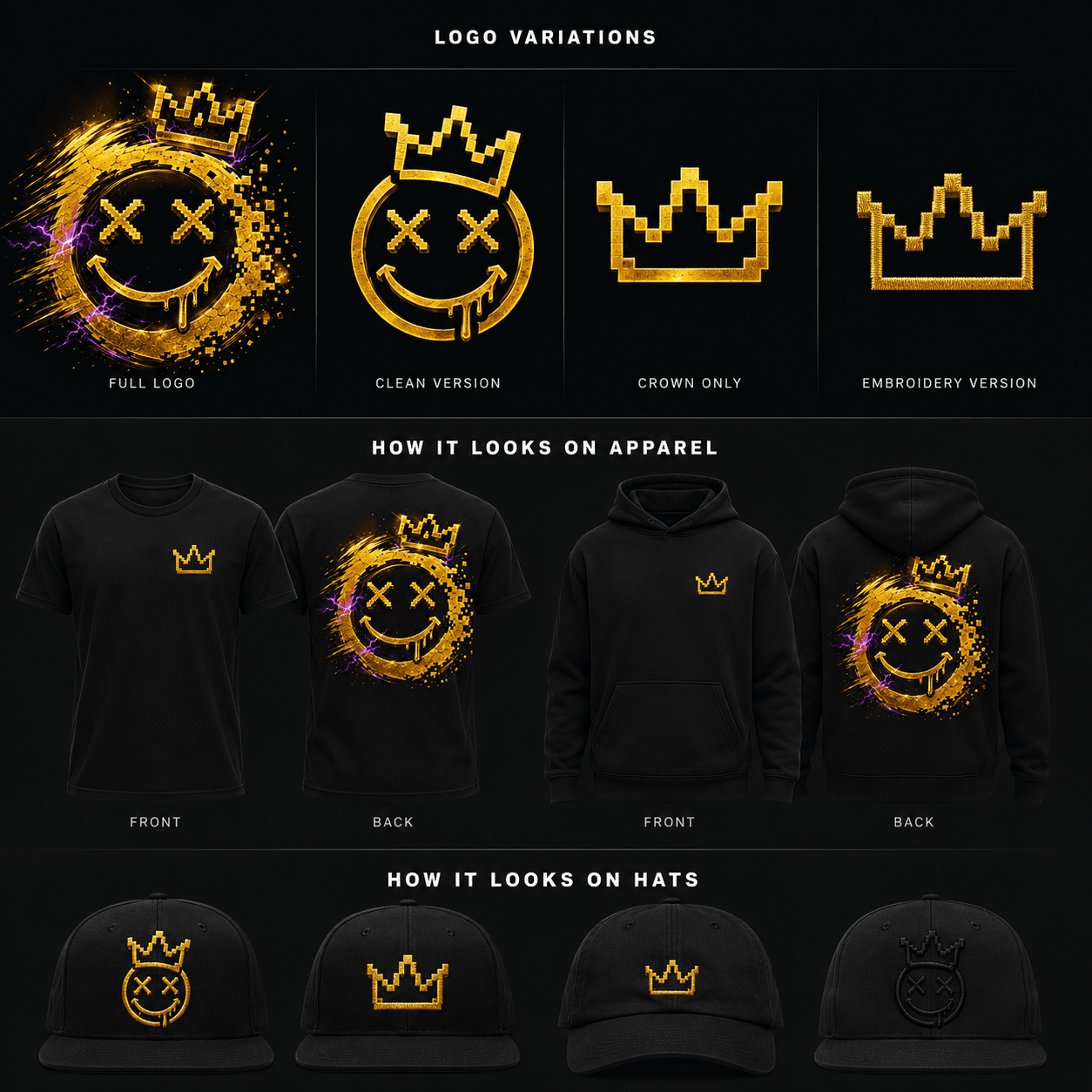 Crew colors — the merch